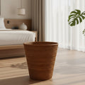 Waste Paper Basket, Rattan-Vine