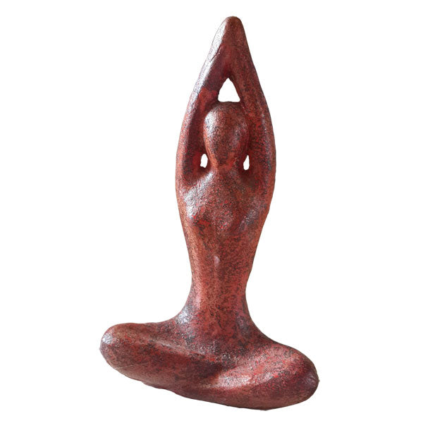 Женщина-йога - вдохновляющая декоративная статуя