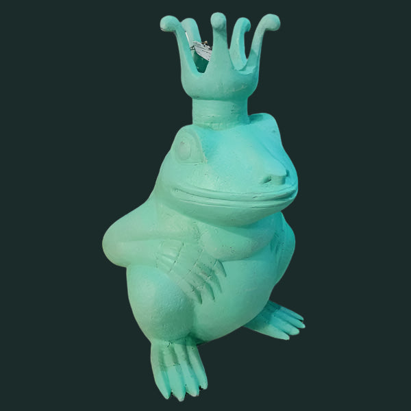 decorative floor frog-green