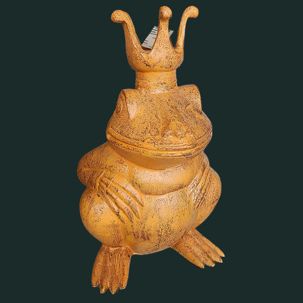 decorative floor frog-yellow
