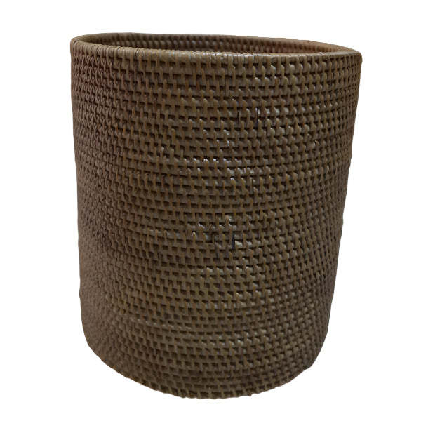 dustbin bed&bath / rattan dark brown