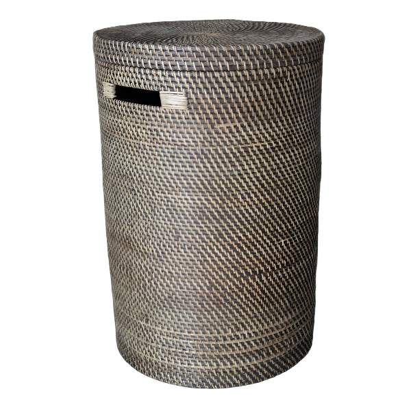 laundry basket black.