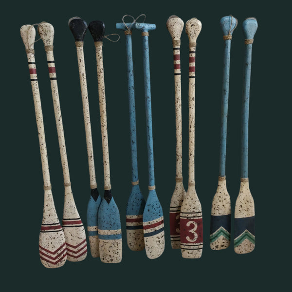 wooden paddle decor 