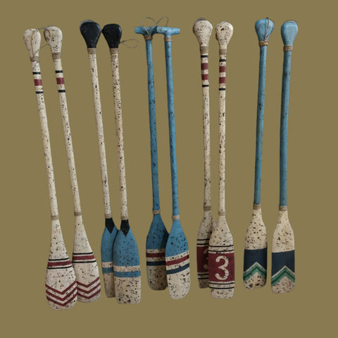 wooden paddle decor 