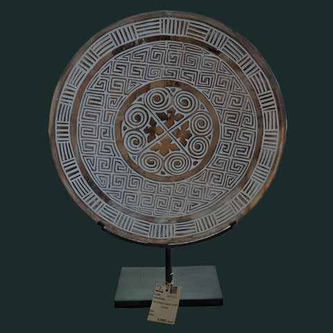 wooden plate with stand